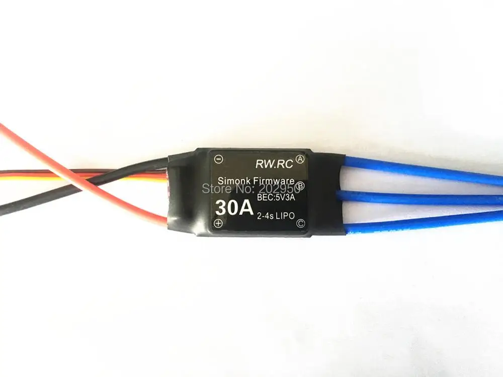 1piece Simonk 30A/40A 2-4S Brushless ESC Speed Control For Multicopter