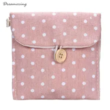 Girl Cotton Diaper Sanitary Napkin Package Bag Storage Organizer High Quality Hot Sale Wholesale Free Shipping,Dec 29