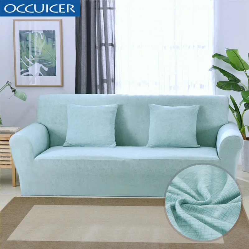 Чехол для дивана с поперечным узором, эластичный стрейч, универсальный чехол для углового секционного дивана, дивана, мебель, чехол для кресла, домашний декор - Цвет: 7
