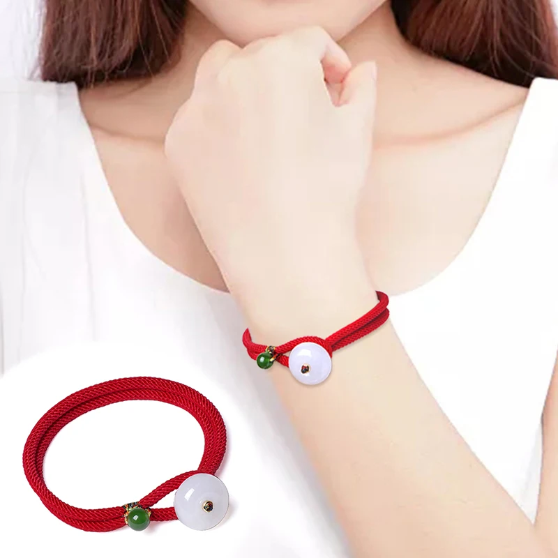 

Armbanden Voor Vrouwen Sale Women Kehribar Bracelet Tang Jing's Original Design Of Baiyu For Ping'an Button And Tianyu Handrope
