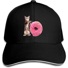 Пончики кошка Регулируемая Сэндвич бейсболка хлопок бейсболка с козырьком шляпа