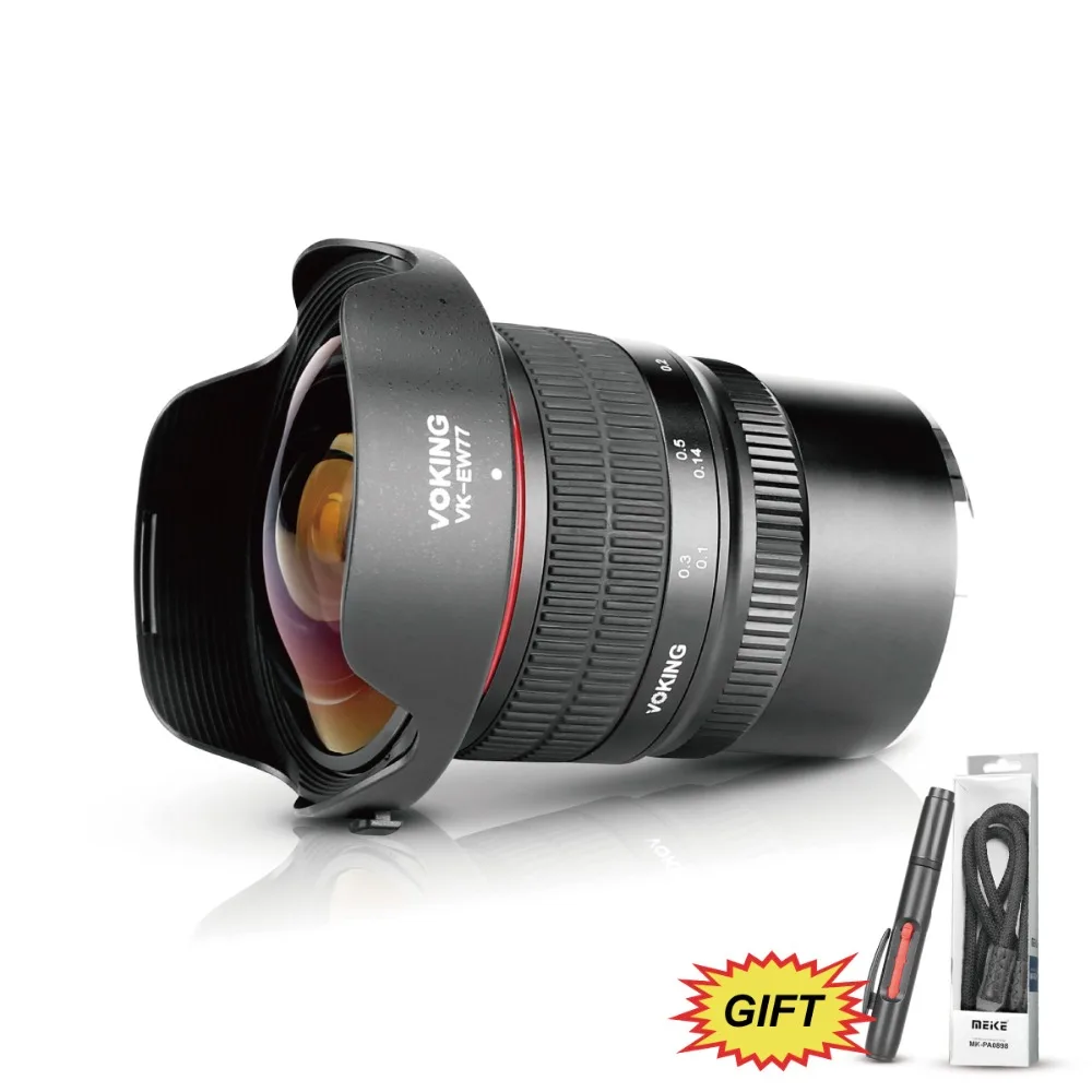 

VOKING VK 8mm f/3.5 Fisheye Ultra Wide Lens for Fujifilm X-T20 X-T2 X-E3 X-Pro2 X-T10 X-E2 X-Pro1 Cameras with APS-C/Full Frame