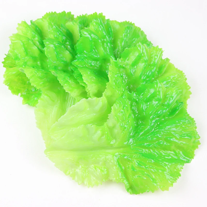 Kunstmatige Kool Blad Groente Groene Sla Plastic Blad Pvc Sla Decoratie|Artificial Foods & Vegetables| AliExpress