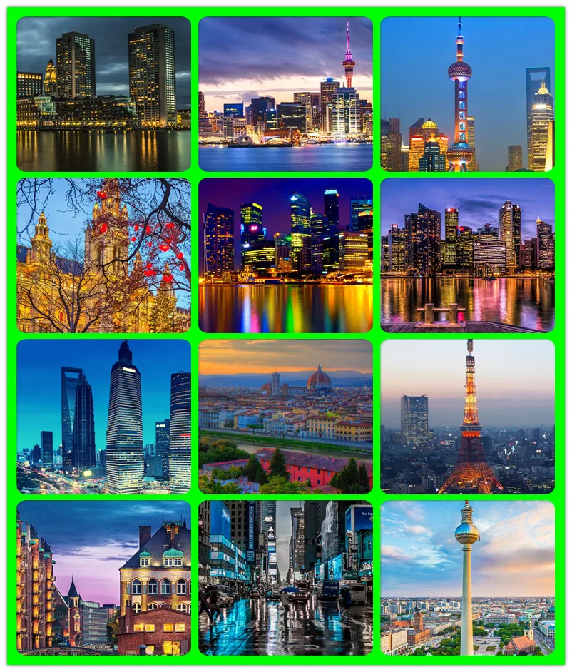 Diamond Painting Scenic city night view Diy Full Square Daimond