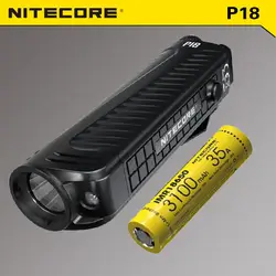 2019 новый NITECORE P18 1800 лм Белый/Красный CREE XHP35 HD светодиодный шестеренок правоприменительного поиска уличный походный фонарик без батареи