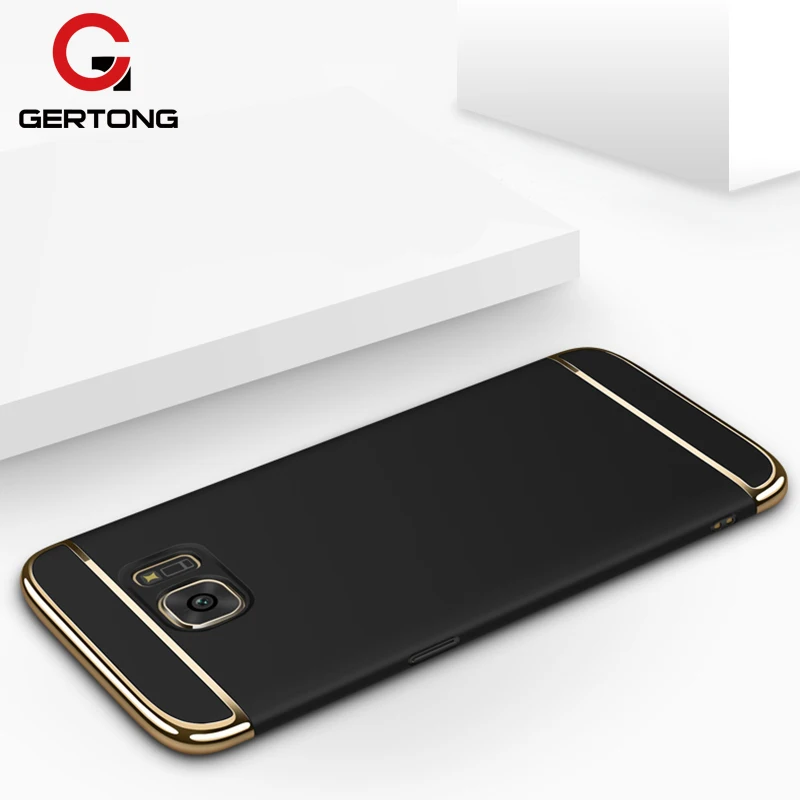 

GerTong Phone Case For Samsung Galaxy A5 A3 A7 2017 J7 J5 2016 2015 S8 Plus S7 S6 Edge Grand Prime PC Plating Bumper Cover Coque