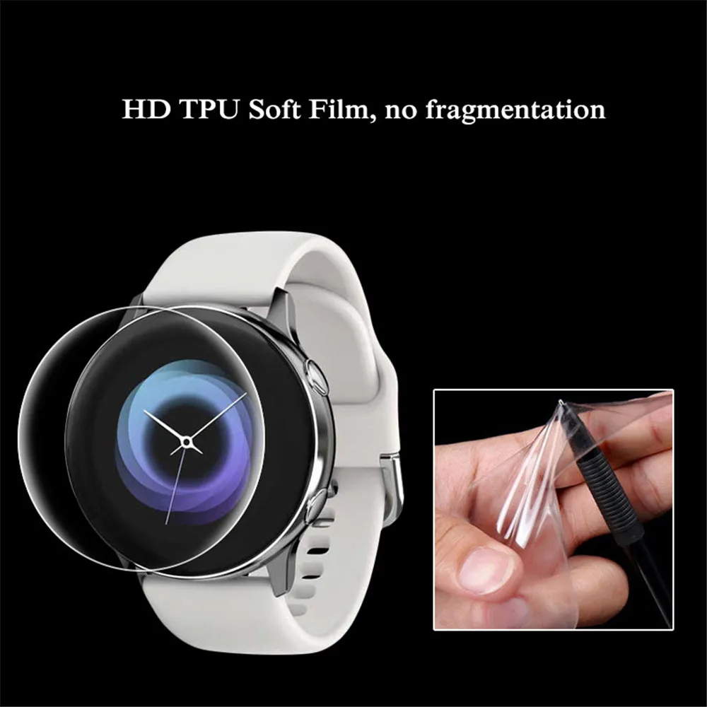 

HD TPU Film Water GEL Soft Film For Samsung Galaxy Watch Active Anti-Scratch Transparent Protective Film