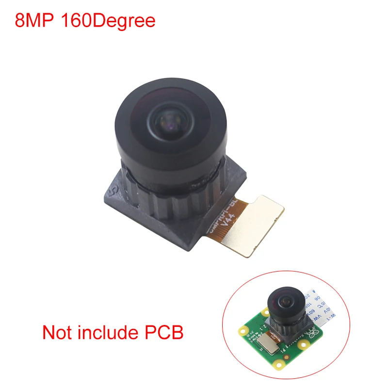 Tanie HD 8MP Raspberry Pi moduł kamery czujnik IMX219 160 stopni FOV dla Raspberry Pi 4B 3B + 3 oficjalna kamera V2 3280x2464 rozdzielczość