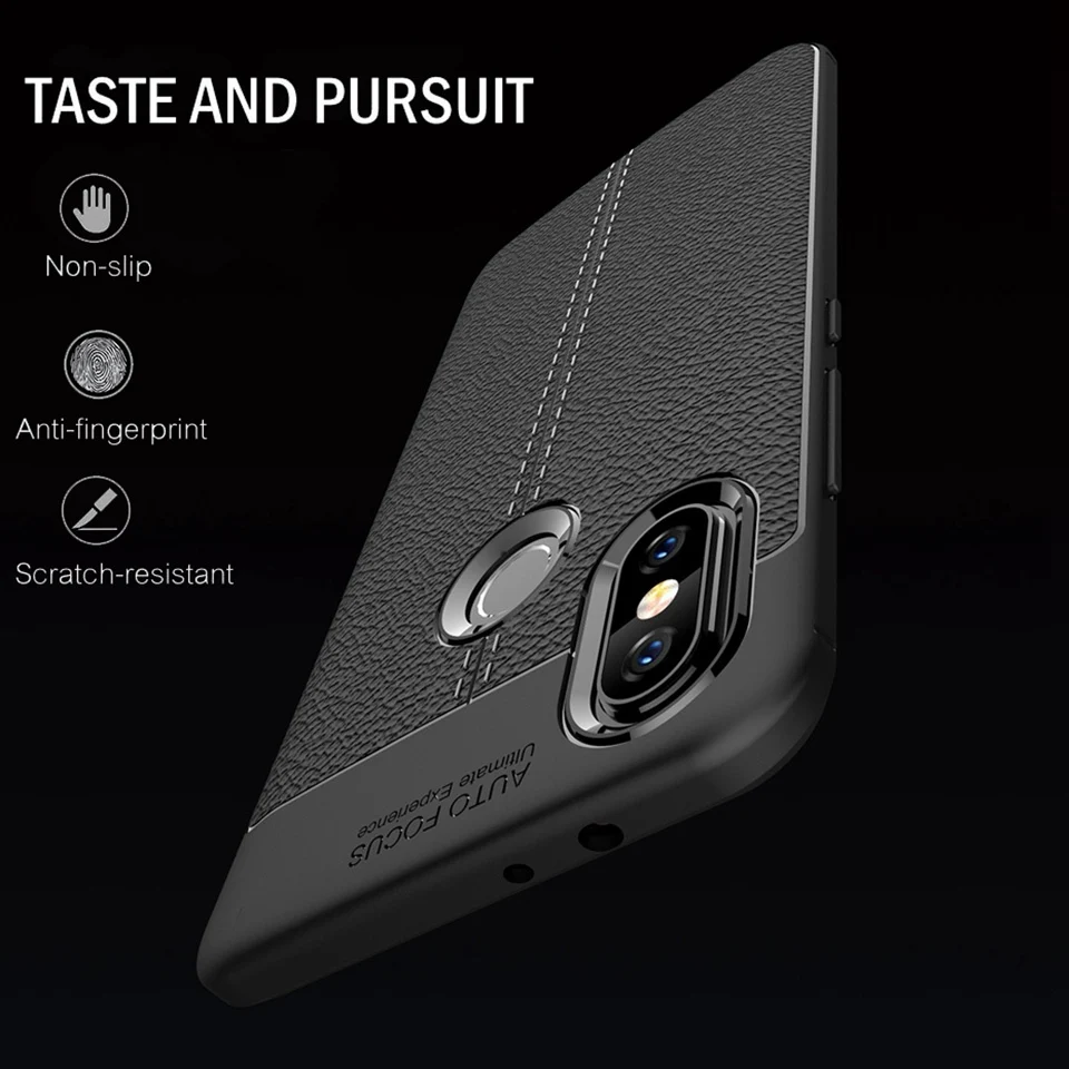 Xiomi Case For Xiaomi Mi A2 6X Litchi Leather Luxury Cover For Xiaomi Redmi Note 5 Plus 5A 6 6A Pro 4A 4X 5A Mi 8 SE A1 A2 Coque (13)