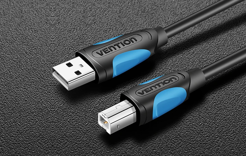 Vention позолоченный USB кабель USB для принтера Тип B папа-папа USB2.0 кабель для Canon Epson hp ZJiang принтер этикеток DAC USB принтер