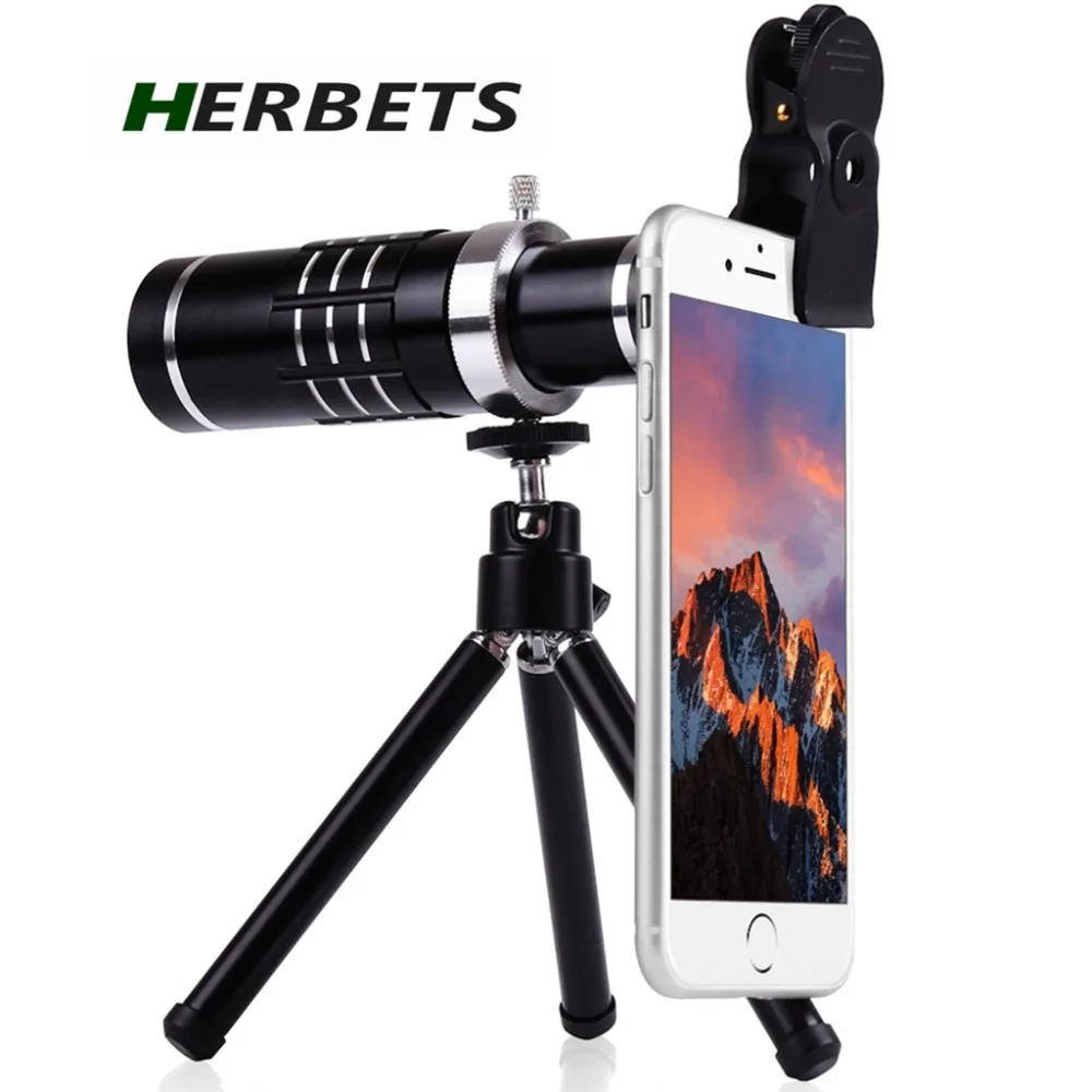 HERBETS 18X Zoom Phone Monocular Telescope Telephoto