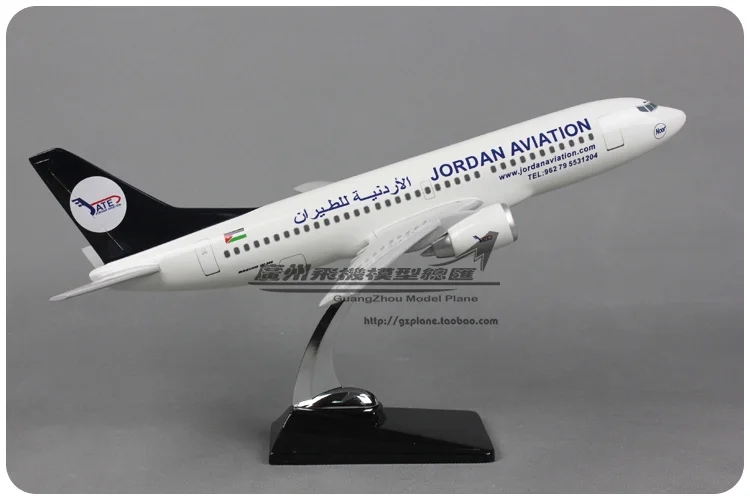 Модель самолета Jordan Airlines 43 см модель Боинг 737 300 B737 в масштабе игрушки| |