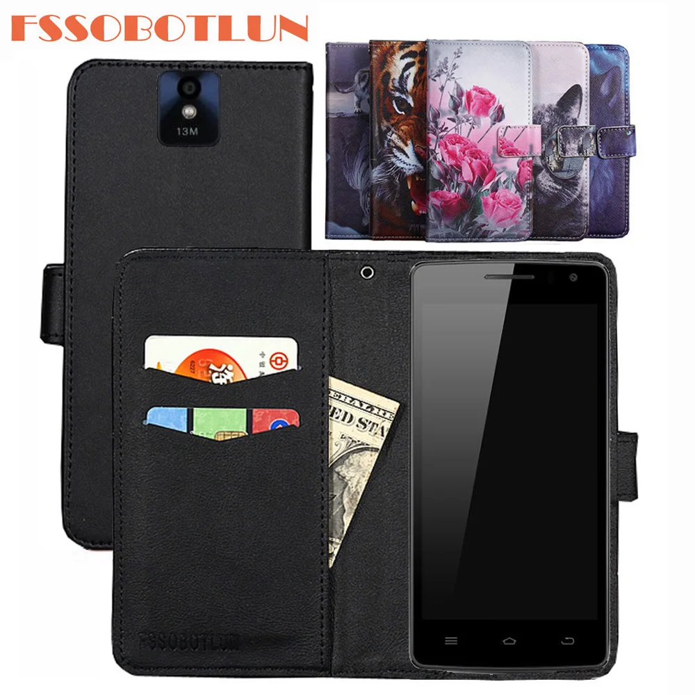 

FSSOBOTLUN 9 Colors For ThL 2015A Case PU Leather Retro Flip Cover Shell Magnetic Fashion Wallet Cases Kickstand Strap