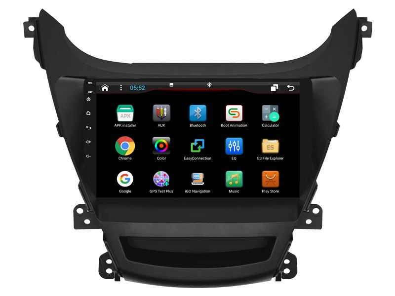 Flash Deal DSP android 8.1 gps navigation for HYUNDAI Elantra 2014 Navirider car multimedia player stereo radio tape recorder headunit 4