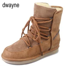 Женские зимние ботинки; натуральная кожа; теплая шерсть; водонепроницаемые женские ботинки; зимние ботинки; Женская водонепроницаемая обувь; модная женская обувь; 7856