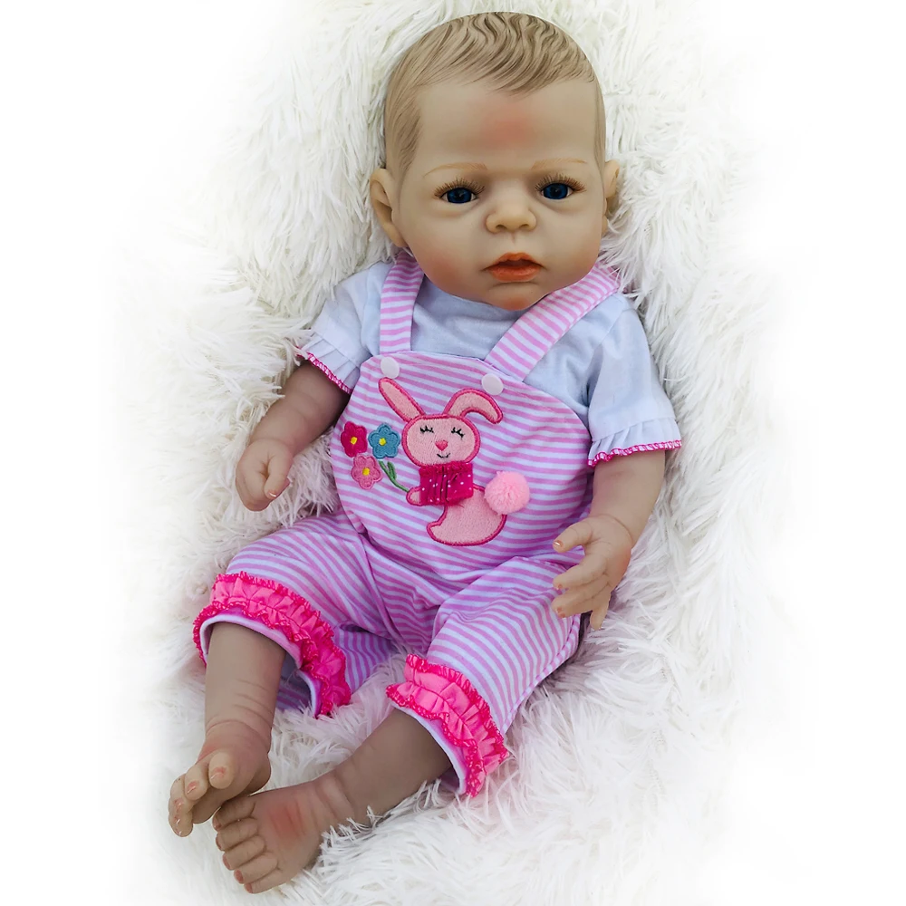 22 дюйма Boneca bebes reborn Girl Baby Full Body силиконовые виниловые куклы Reborn 55 см реалистичные куклы для новорожденных подарки для детей