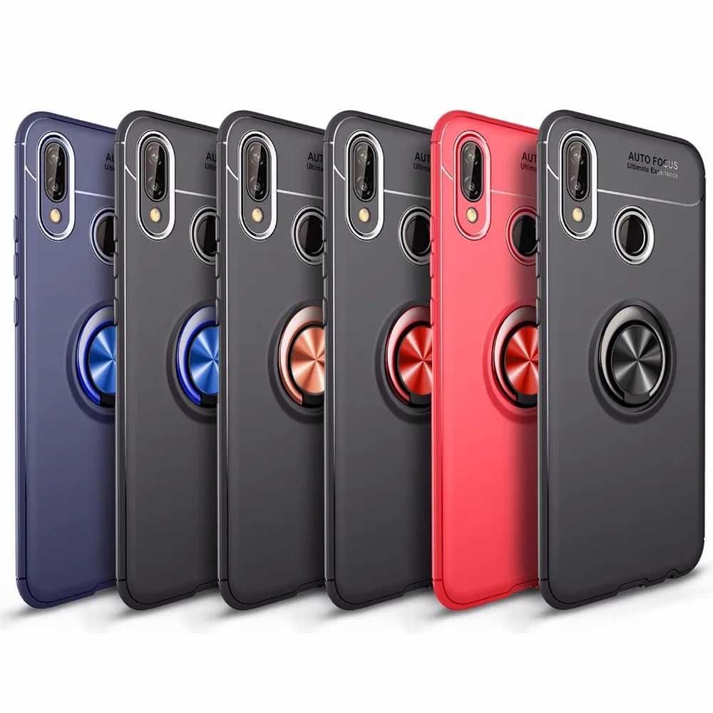 

For Huawei P20 Lite Case Magnetic Phone Holder For Huawei P20 Pro Case Phone ring Stranger Thin Cover For P10 Lite Plus P9 P8