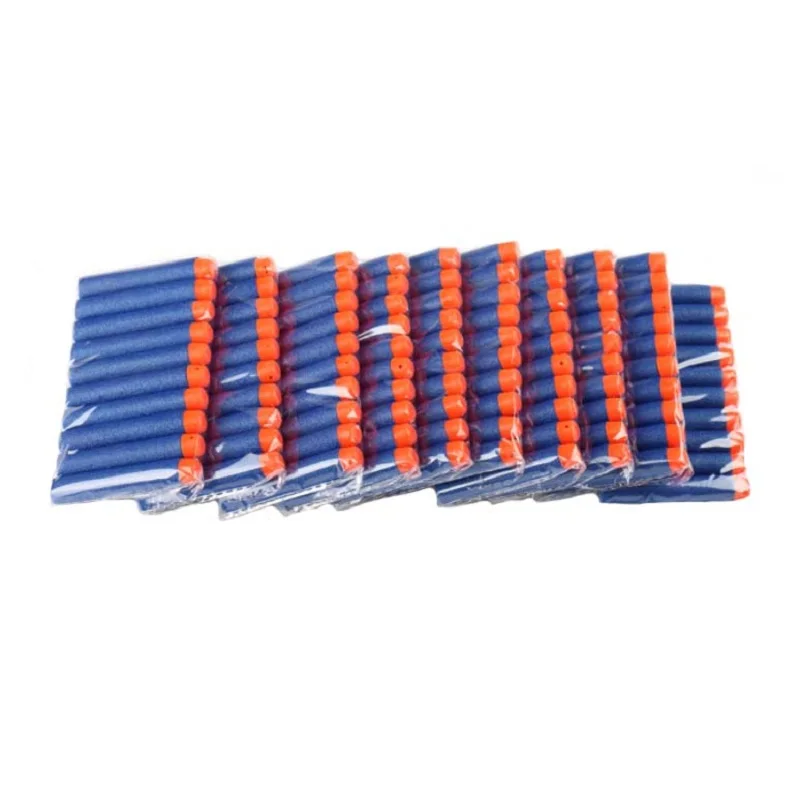 

Hign Quality 2018 Hot Sale 100pcs Durable New 7.2cm Refill Bullet Darts for Nerf Bullet Elite Series Blasters Kid Toy Gun
