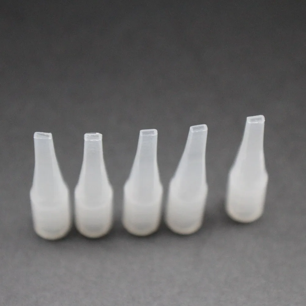 

200Pcs 3F/5F Permanent Makeup Needle Tip Eyebrow Tattoo Needle Caps Nozzle For Sunshine & Giant sun G-8650 G-9740 Tattoo Machine