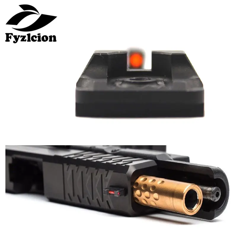 

Tactical .230 Fiber Optic Front Sight / Rear Combat Glock Sight v3 For Glock 17, 17C, 17L, 19, 19C, 20, 20C, 20S, 21 Handgun