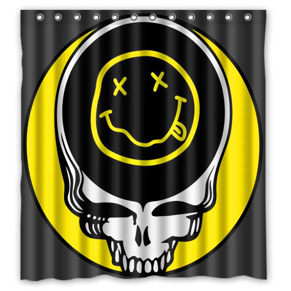 Vixm Home Custom Nirvana Bath Curtains Waterproof Fabric Shower