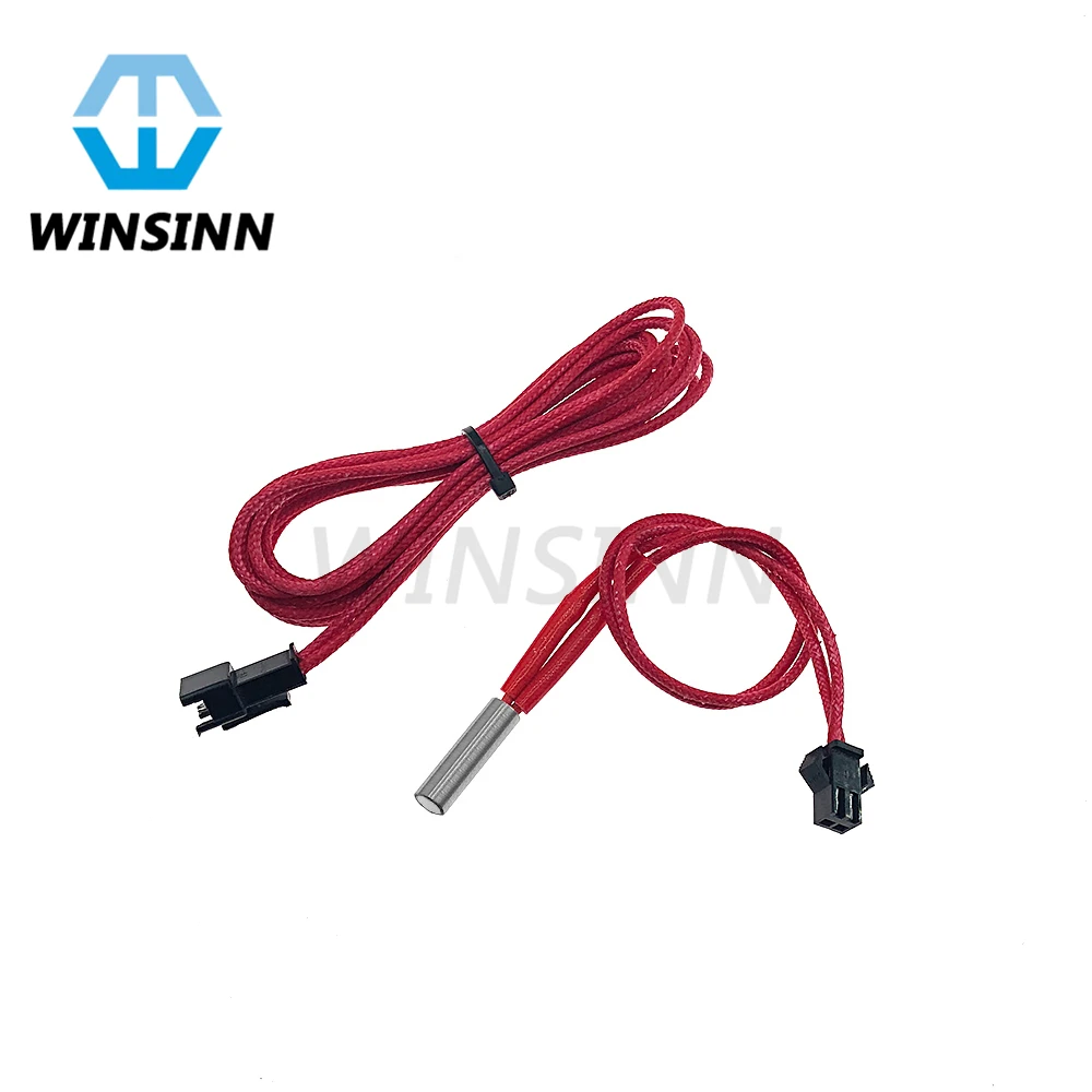 

Removable 12V 24V 40W Ceramic Cartridge Heater 620 Heating Tube NTC100K 1M for Heater Block J-Head Hotend Extruder 3D Printer