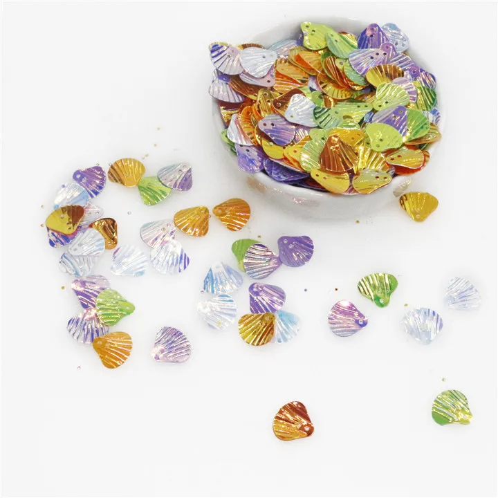 6 30g Smiley Face Sequins For Crafts Paillettes Clothing Leaves Glitter Shell Love Sequin Bag Decor DIY Scrapbooking Accessories