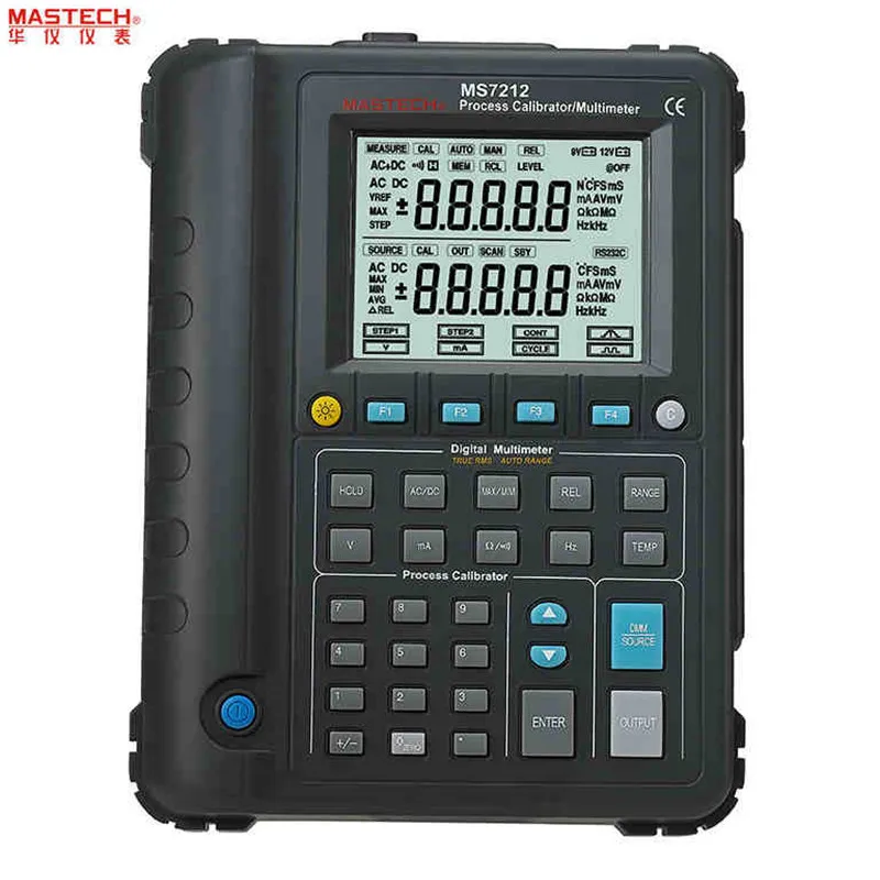 

MASTECH MS7212 Multifunction Process Calibrator / Correction Voltage and Current Frequency / RS232 / USB Signal generator
