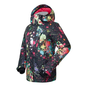 

Snow coat thicken Waterproof Windproof warm breathable Winter Sports Outdoor Camping Hiking Snowboard Skiing jacket women