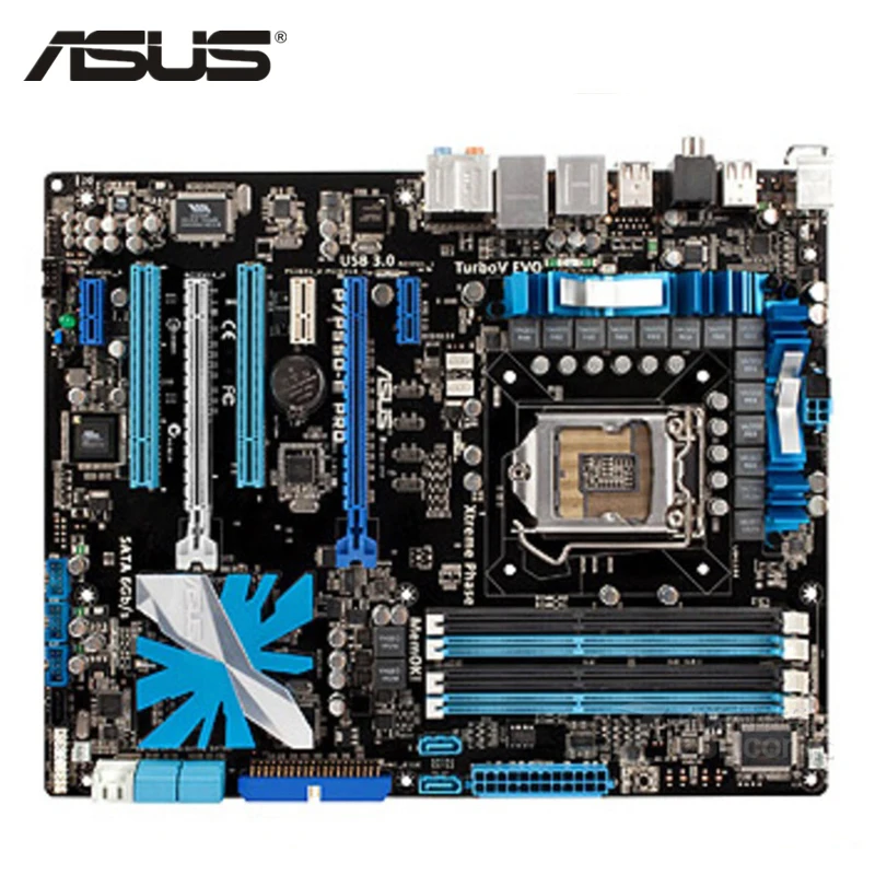 

ASUS P7P55D-E Pro Motherboard LGA 1156 DDR3 16GB For Intel P55 P7P55D-E Pro Desktop Mainboard Systemboard PCI-E X16 Used