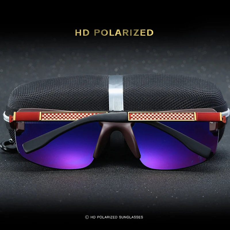 SAYLAYO женские крупные Солнцезащитные очки Мужские поляриодные бредовые дизайнерские очки без оправы модные очки для вождения солнцезащитные очки для водителя с коробкой