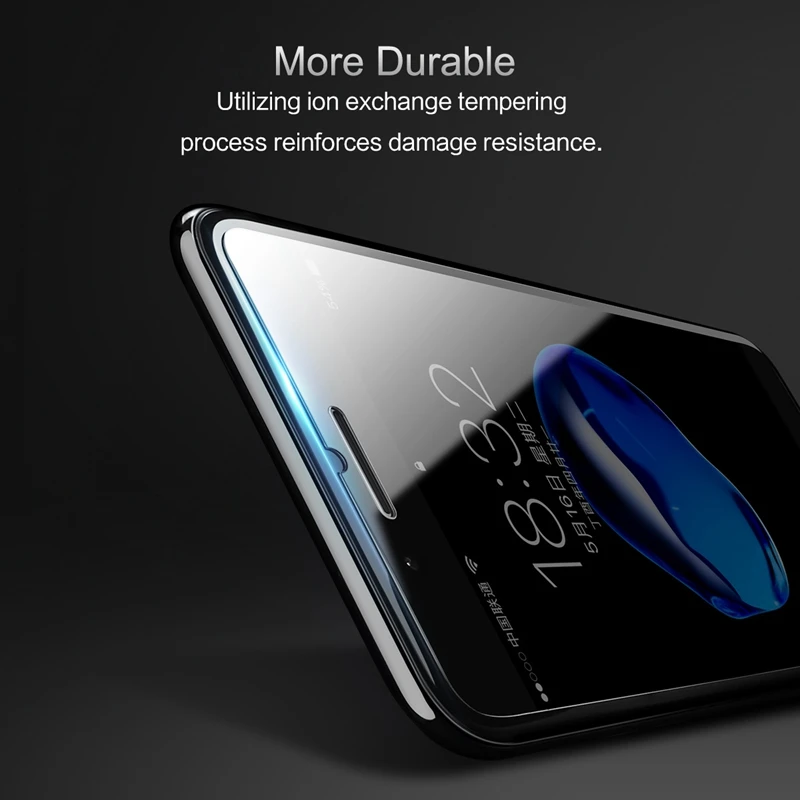 ROCK 3 шт 2 шт закаленное стекло для iPhone 6 6s 7 8 Plus Синяя Прозрачная защитная пленка для iPhone 8 7 6 6s Plus