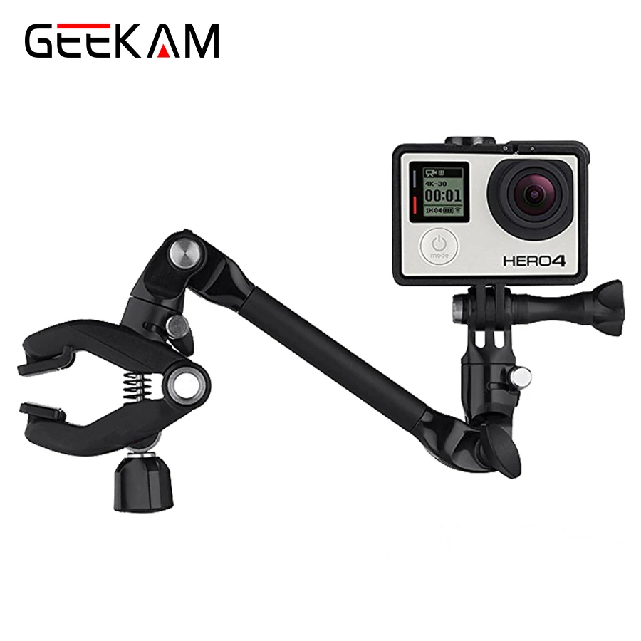 GoPro The Jam Guitar Drum Clips 360 Degree Rotation Adjustable Music Clip Mount Arm Stand Clamp