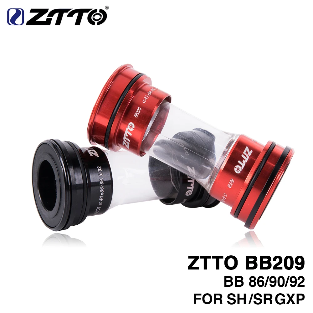 melhor ZTTO BB209 BB86 BB90 BB92 Press Fit Suportes de Fundo para bicicleta de estrada de Montanha bicicleta Para Peças 24mm BB GXP Pedaleira 22mm chainset