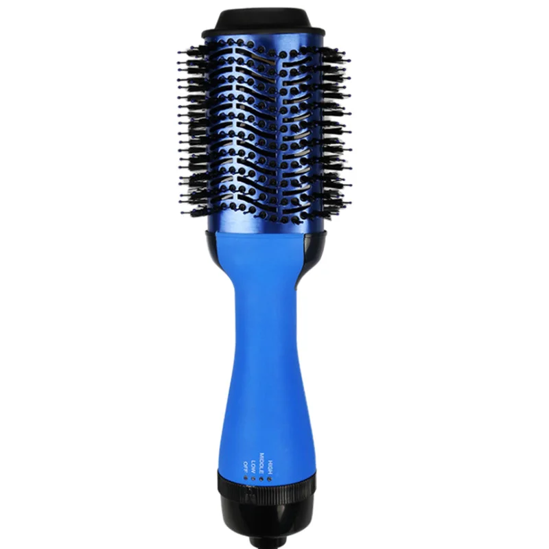 

Multifunctional 2-In-1 Step Hair Dryer Brush Rotating Hot Brush Hot Air Curler Iron Rotating Roller Comb Negative Ion Shape Co