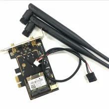 Atheros AR5B22 DW1901 Bluetooth 4,0 wifi 300 M настольная карта PCIe к PCI Express настольный адаптер с 2 шт антенна сеть короткий brackt