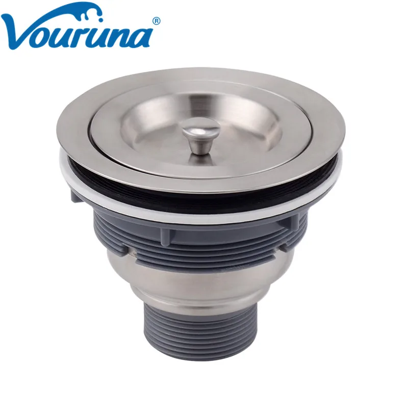 

VOURUNA Stainless Steel 3-1/2-inch Kitchen Sink Strainer