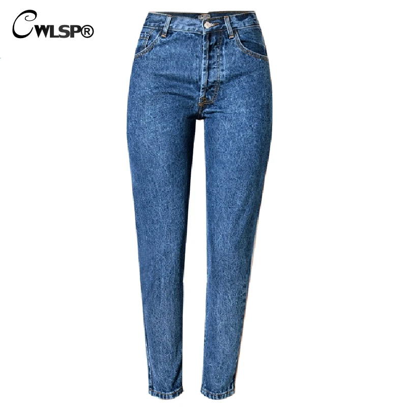 CWLSP повседневные джинсы, женские штаны, высокая талия, низ, рваные, с дырками, зауженные джинсы, сексуальные женские джинсовые брюки-карандаш, джинсы для женщин QL2916