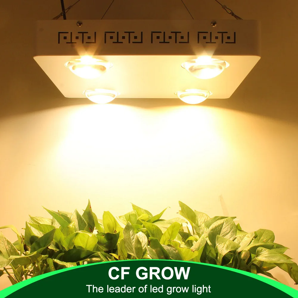 

Dimmable CREE CXB3590 400W COB LED Grow Light Full Spectrum 48000LM = HPS 600W Growing Lamp Indoor Plant Growth Lighting Panel