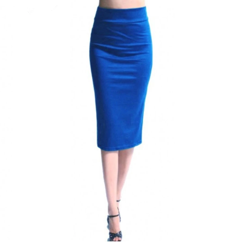 

INDJXND Women Skirts Polyester Thick Stretchy Skirt Female Autumn Winter Bodycon Sexy Pencil Skirts Femininas Office Skirts 2021