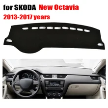 Чехлы для приборной панели автомобиля коврик для SKODA new Octavia 2013- левосторонний dashmatt pad dash Чехлы приборная платформа аксессуары