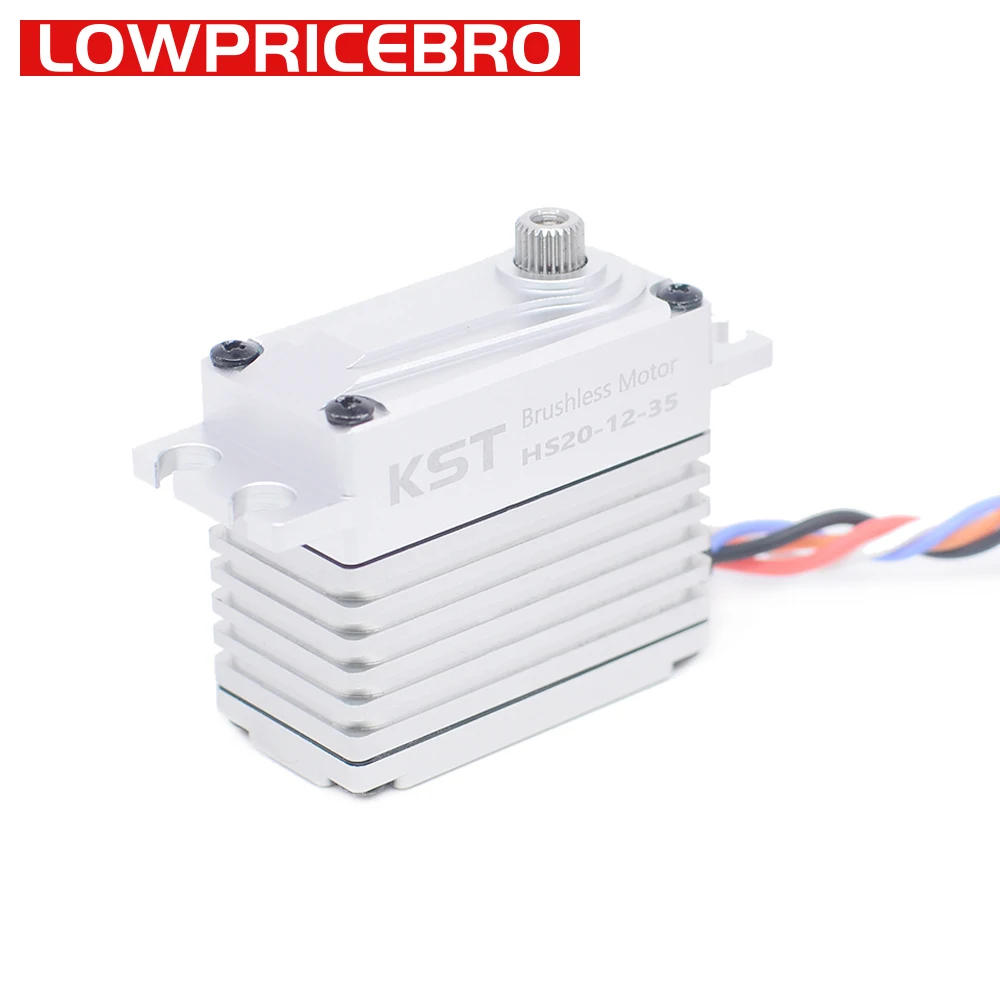 KST HS20-12-35 UAV 50kg Metal Gear HV Servo Motor TTL Feedback for Drone UAV Helicopter RC Car Boat Robot Arm Airplane
