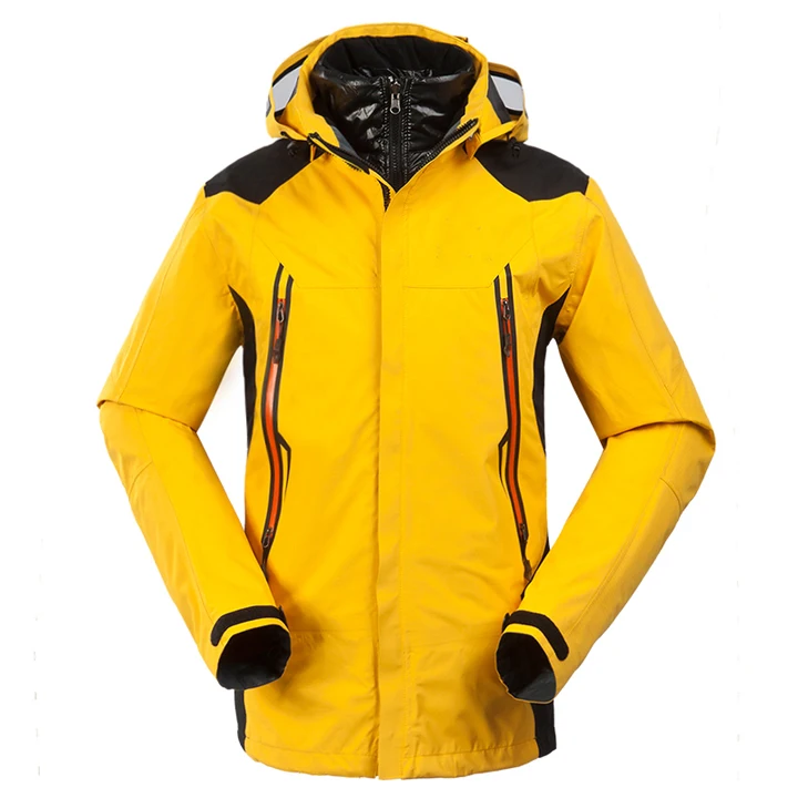 

High Quality Outdoor Famous Brand Men's Hiking 3in1 Skiing Camouflage Jacket Cotton Inner Ski Wear