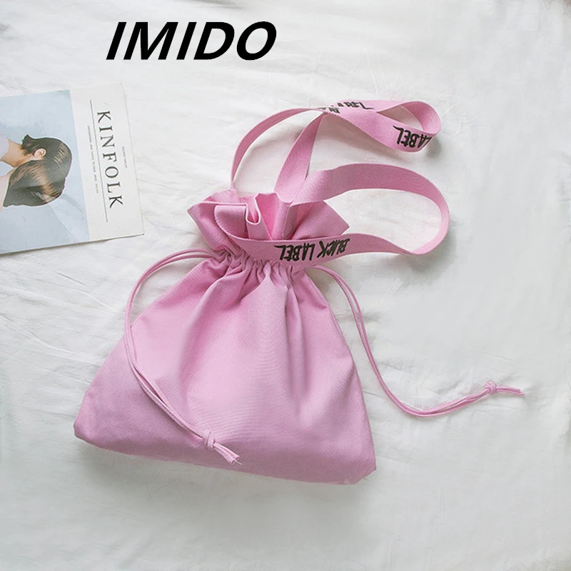 IMIDO 2019 весна лето новый стиль холщовая студенческий повседневная модная для