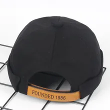 Зимняя мужская и женская повседневная шапка Docker, моряк, кепка без полей, одноцветная шапка, уличные головные уборы, Snapback, кепка s gorra hombre