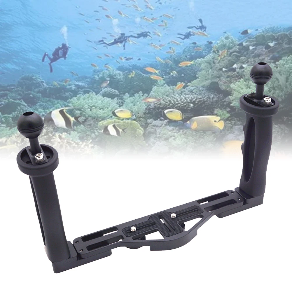 

Housing Case Underwater Grip Camera Diving Tray Mount Support Stabilizer Rig Anti-slip Handheld Smartphones For GoPro DSLR