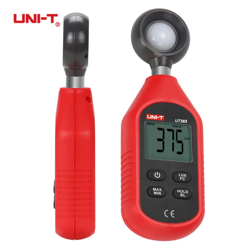 UNI T UT383 Цифровой Люксметр Light Meter Lux ФК люминометр тестер инструмент удержания