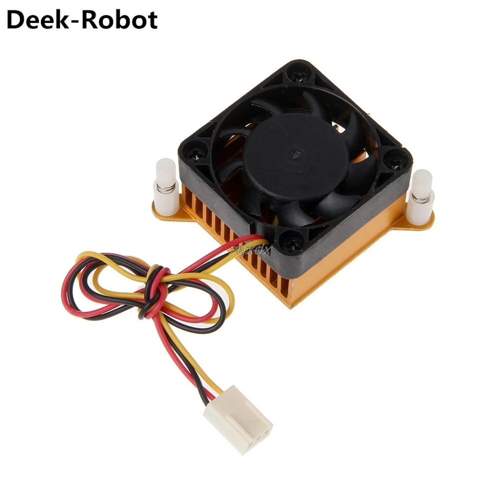 

Deek-Robot PC Northbridge Chipset Aluminium Cooler Heatsink 40mm Fan For 3D Printer Cooling Drop ship