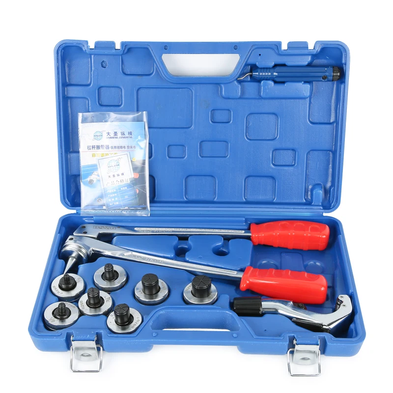 CT-100A Hydraulic Tube Expander 7 Lever Swaging Plumbing Kit HVAC Tool Pipe