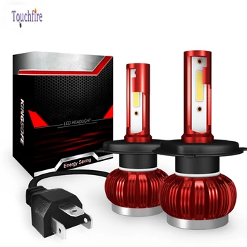 

2PCS Super Bright COB LED H4 Hi-Lo H7 H11 H13 H1 9005 HB3 9006 Auto Headlight Car Bulbs 76W 4800Lm/set 6000K Headlamp White